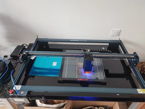 Customer photo review of AtomStack A40/X40 Max Large Size Laser Engraving And Cutting Machine with F60 Air Assist Kit