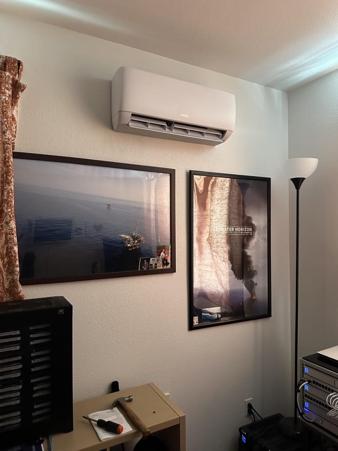 Customer photo review of DELLA Motto Series 9100 BTU 20.5 SEER2 Mini Split Heat Pump AC - Up to 400 Sq.Ft.