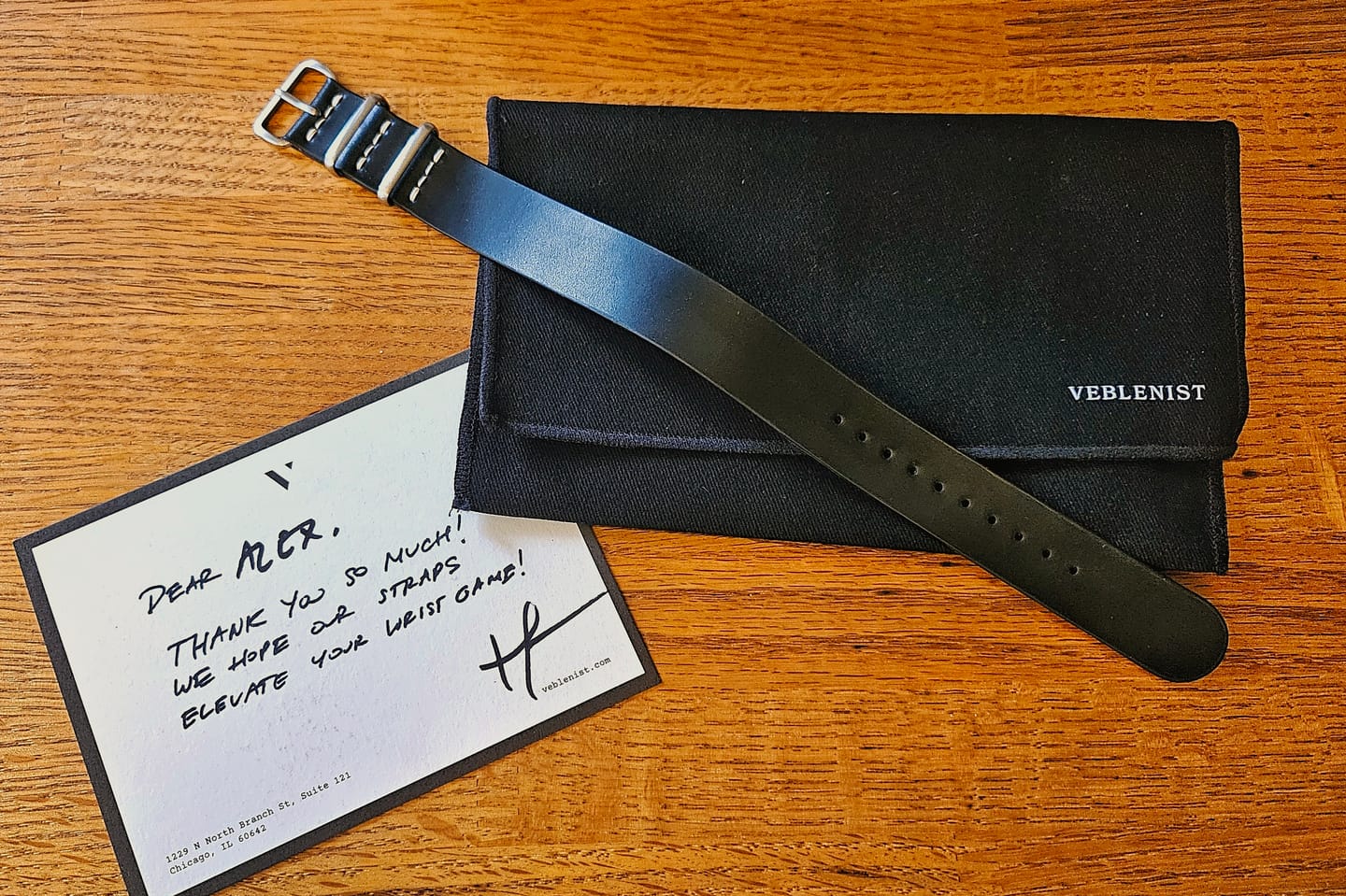 Customer photo review of Black Shell Cordovan Single-Piece
