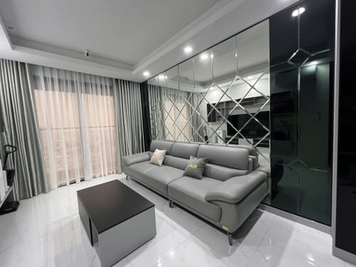 Customer photo review of Sofa văng da sang trọng PERRY 3 chỗ tựa gật gù