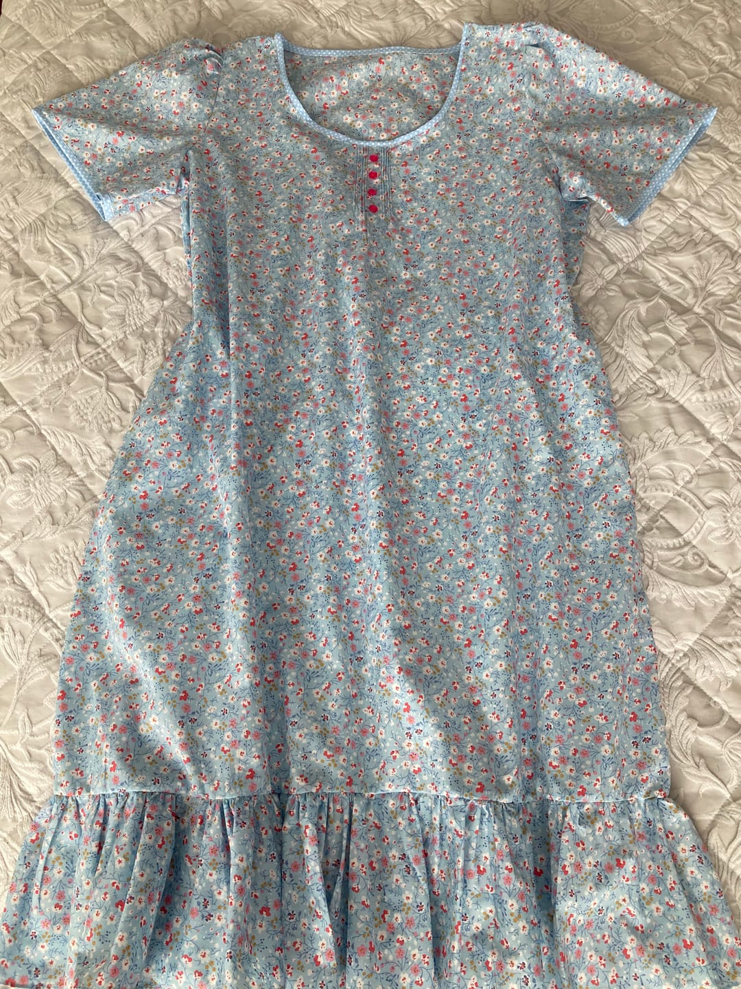 Customer photo review of Floral Field Polycotton Fabric