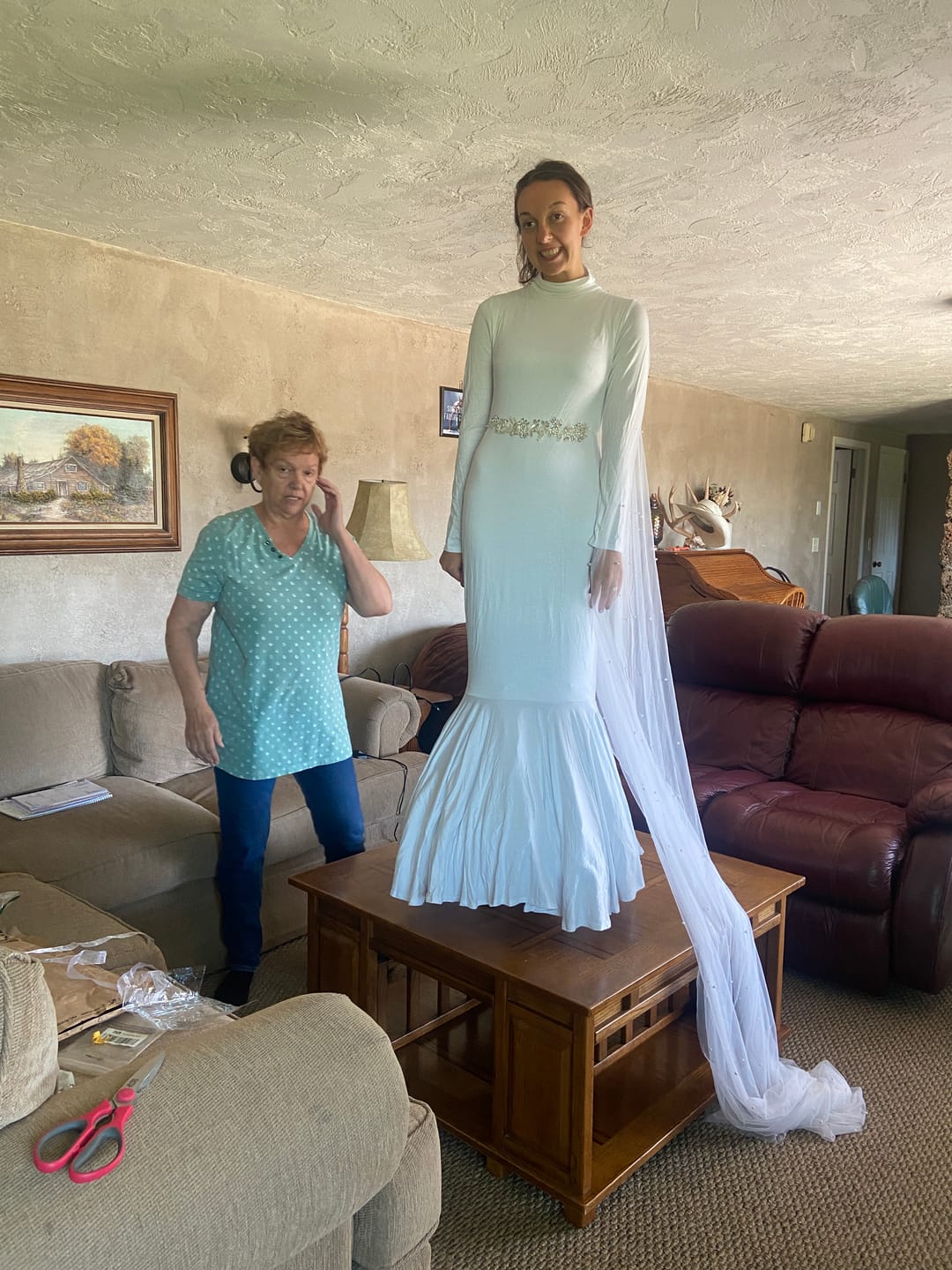 Customer photo review of Brigitte Brianna Manhattan Dress