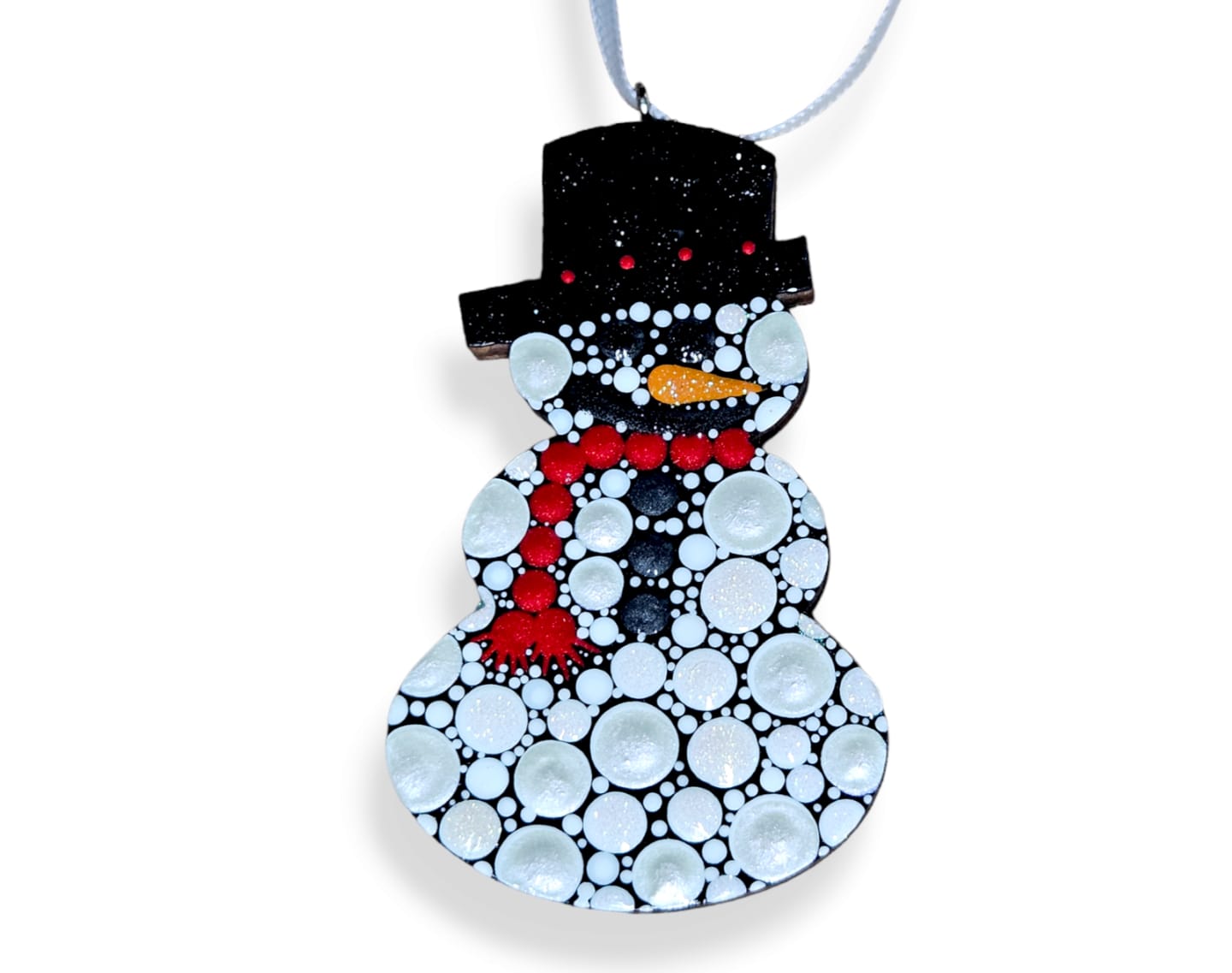 Customer photo review of Unfinished Wood Snowman Silhouette - Craft- up to 24" DIY