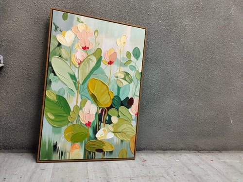 Customer photo review of Flower Canvas Art #FL021