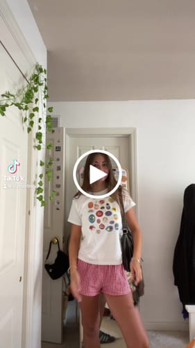 Customer video review of 'Fruit Stickers' baby tee