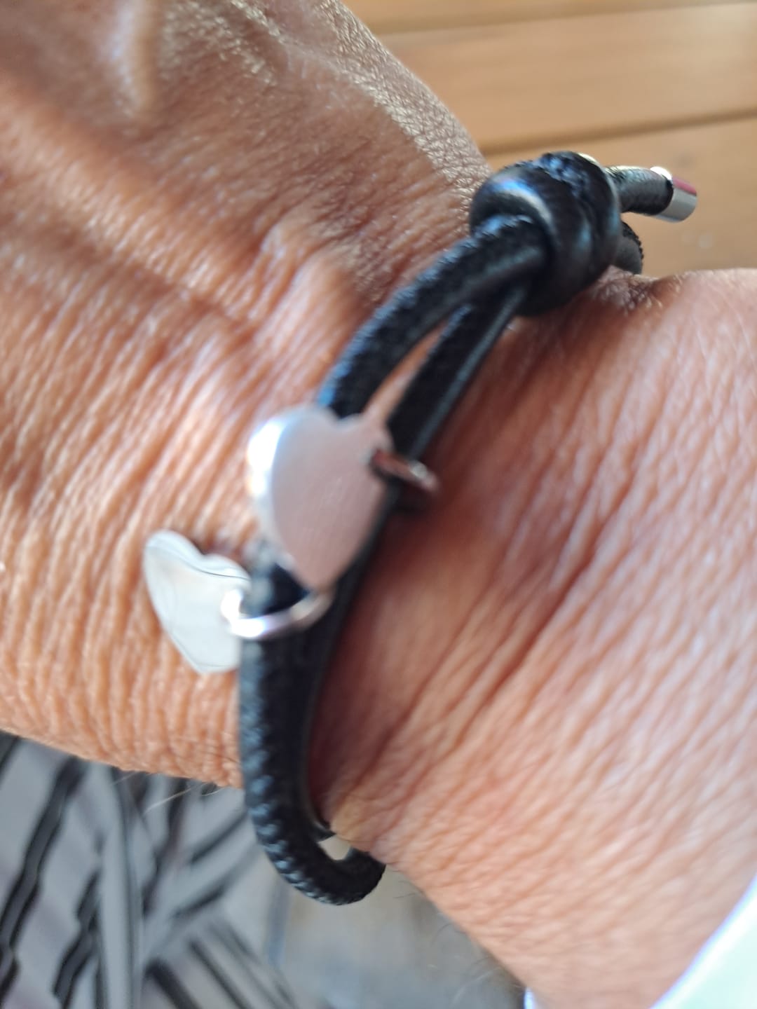 Customer photo review of Meine Liebsten - Familien-Lederarmband