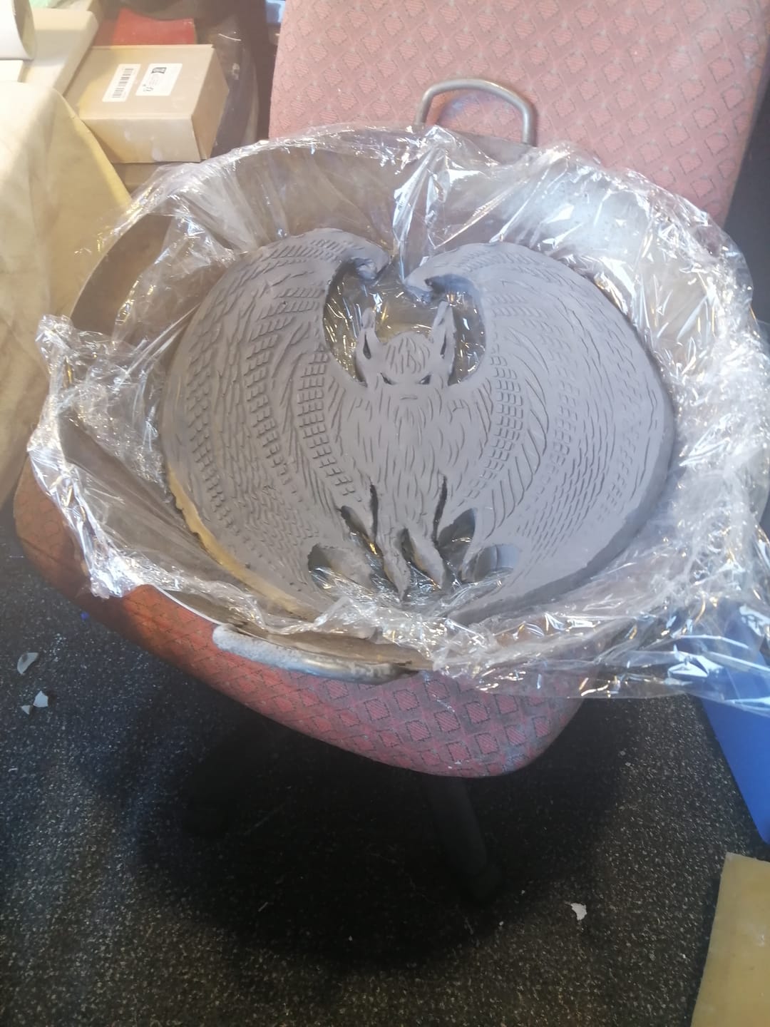 Customer photo review of Nigra Black Stoneware 10Kg Bag