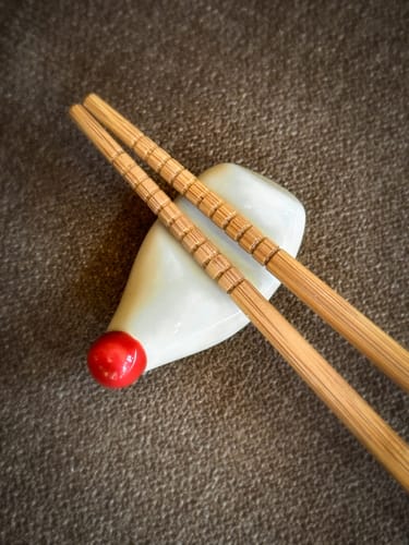 Customer photo review of Mayonnaise Bottle Chopstick Rest