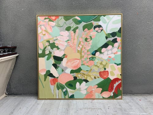 Customer photo review of Flower Canvas Art #FL023