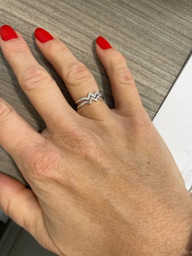 Customer photo review of Bague Ajustable - À ma fille - Je serai toujours à tes côtés