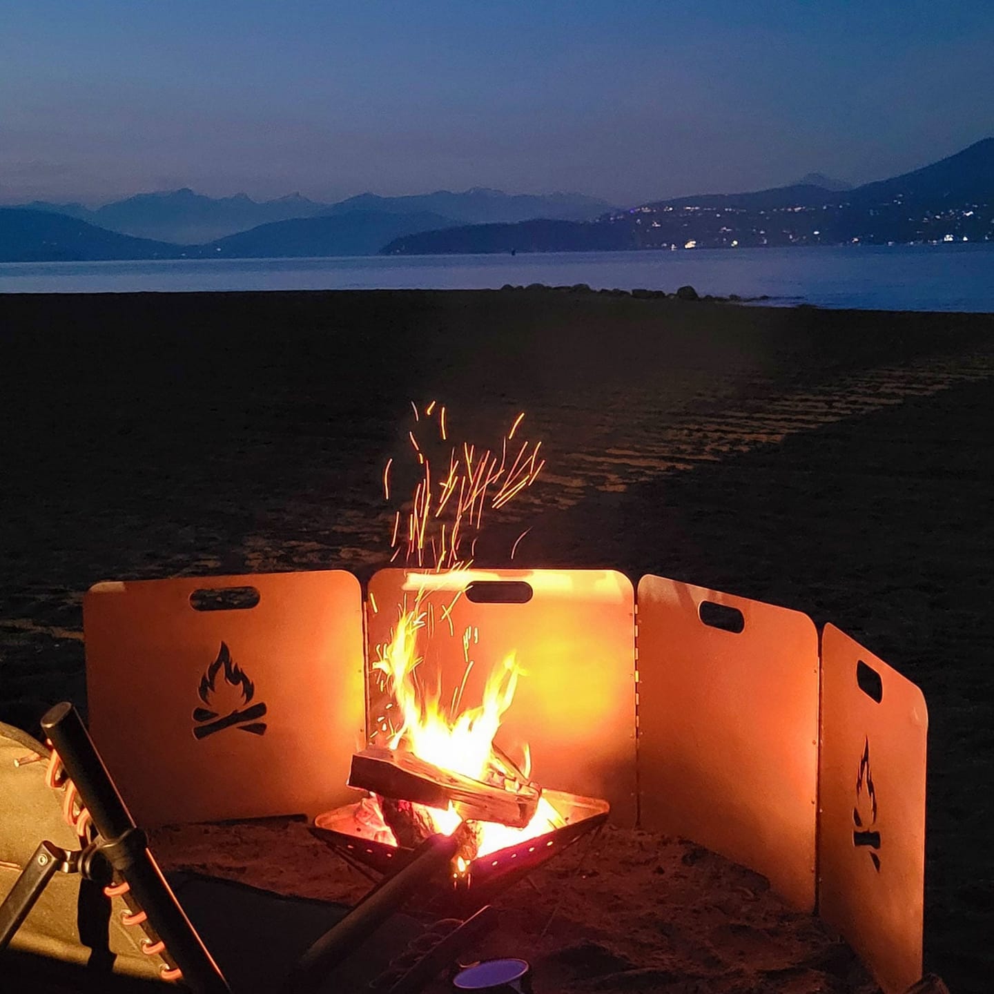 Customer photo review of The Original Fire Reflector