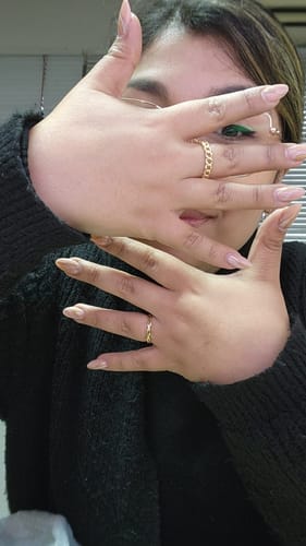 Customer photo review of ANILLO MONT BAÑO DE ORO