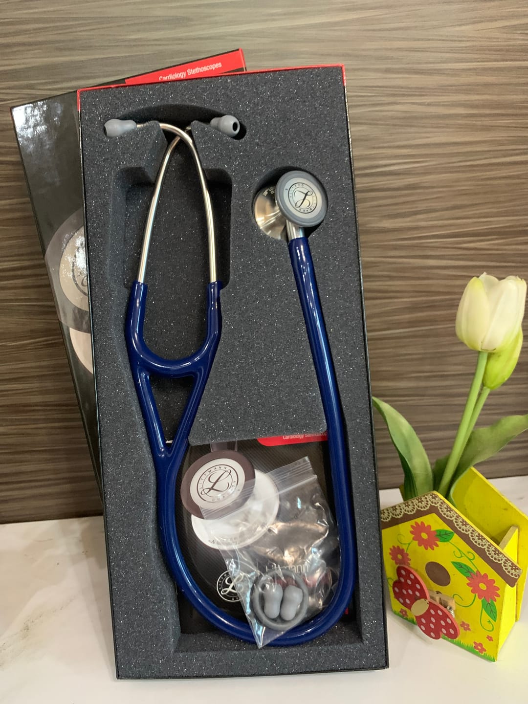 Customer photo review of Littmann Master Cardiology Stethoscope: All Black 2161