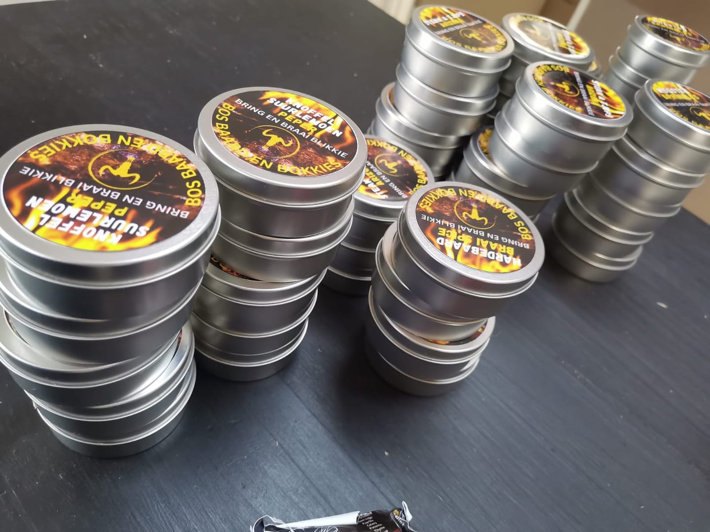 Customer photo review of 90 ml Tin Container with Lid (75 grams) - Silver