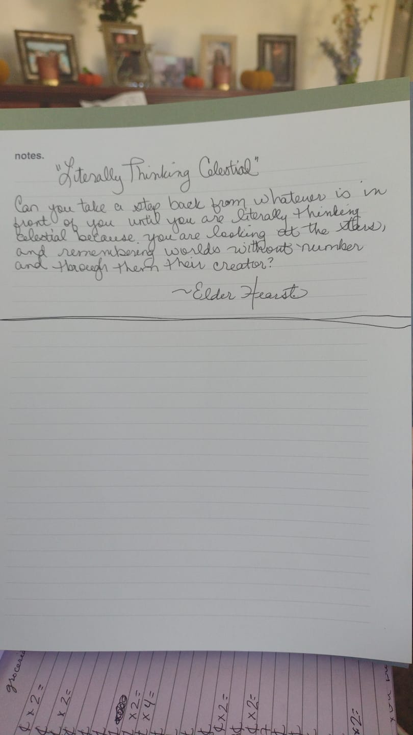 Customer photo review of OCT24 General Conference Graphic Workbook