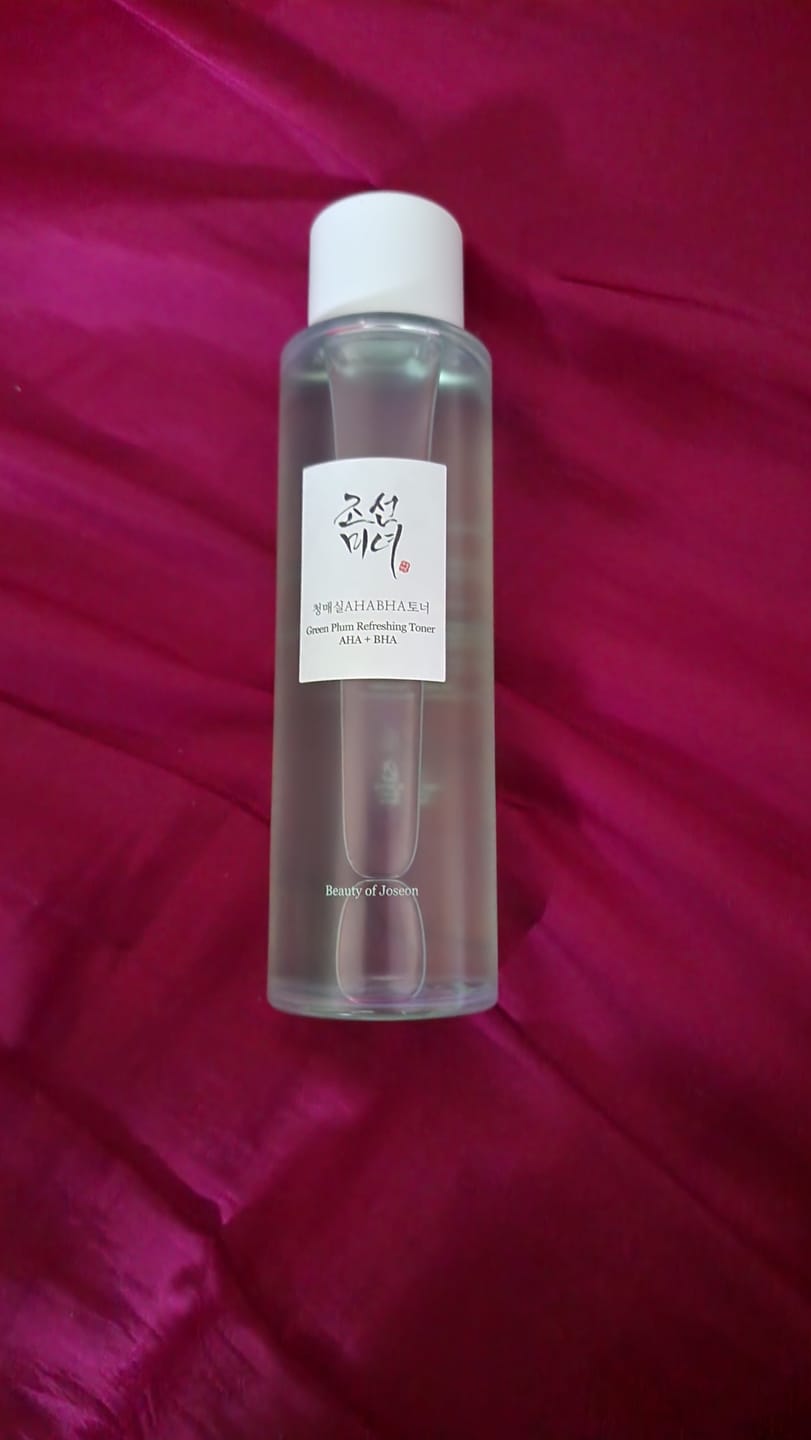 Customer photo review of Beauty of Joseon - Toner rafraîchissant à la prune verte : AHA + BHA - 150ml