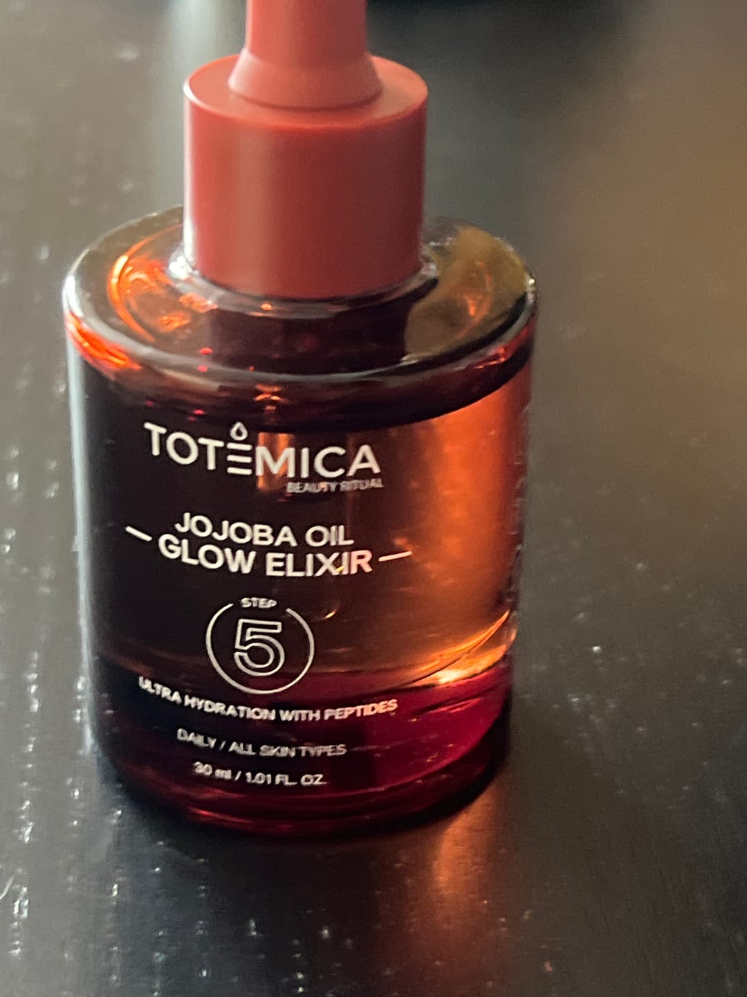 Customer photo review of Jojoba Oil Glow Elixir