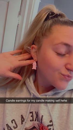 Customer photo review of Candle Dangles - Choose Color