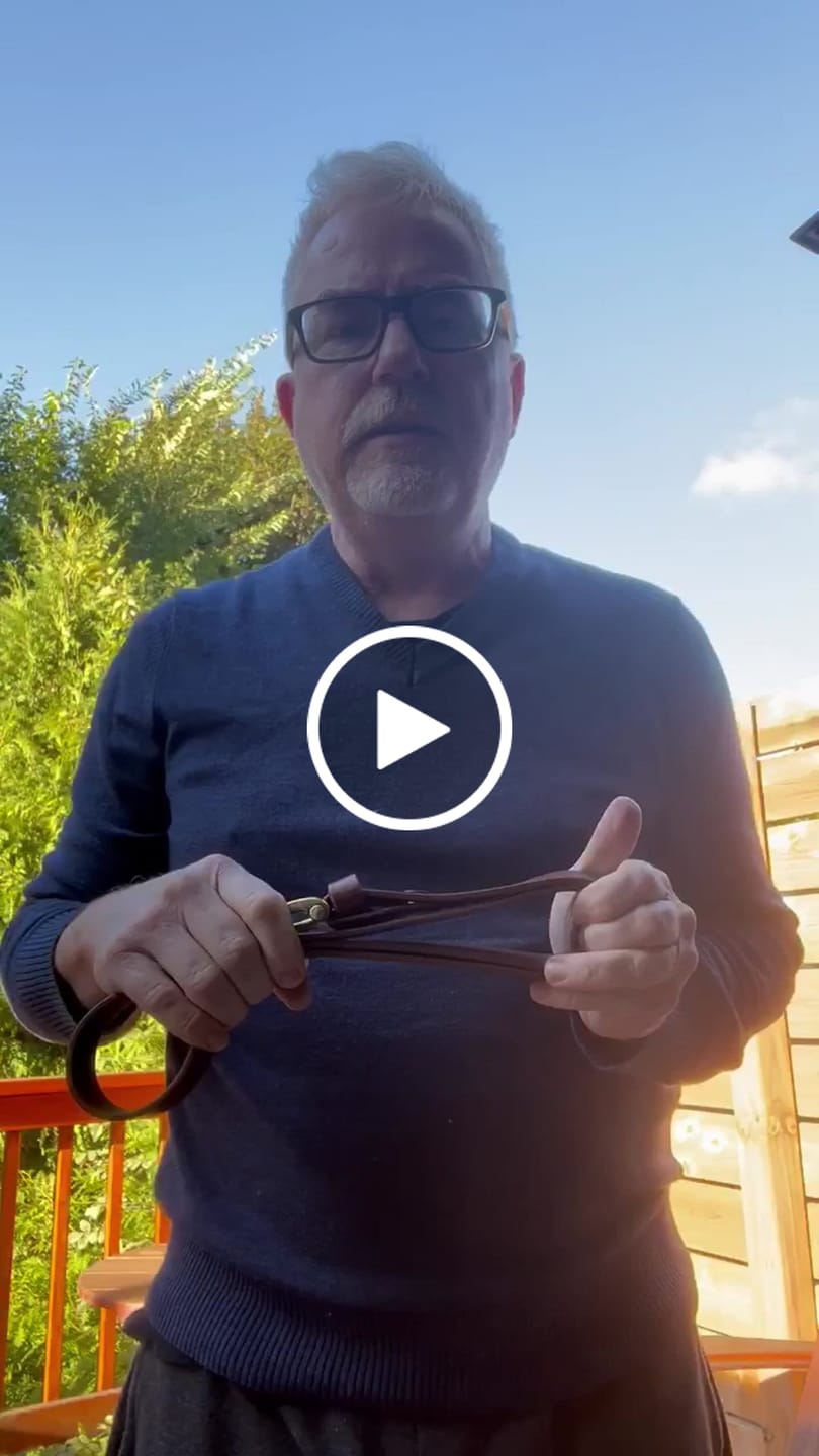 Customer video review of The Alchemist Belt - Brown Leather Belt With Gold-Tone Buckle