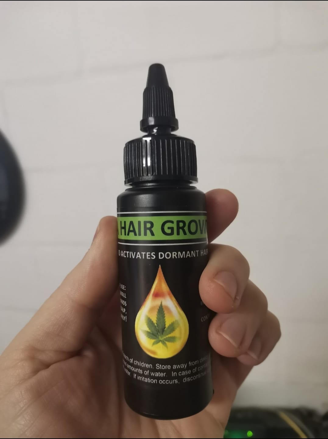 Customer photo review of Screw Lock Spout Cap (24 mm) - Black
