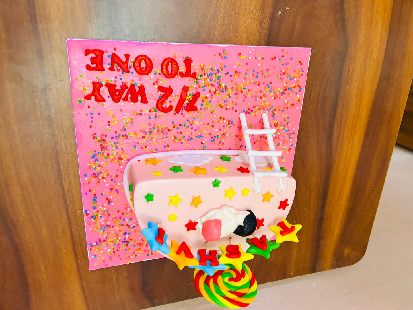 Customer photo review of Semi Candy Baby Cake