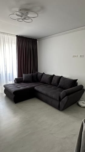Customer photo review of Colțar extensibil dumonde cu ladă de depozitare si sezut confortabil din spuma HR, Loana Grafit II 270x185 cm