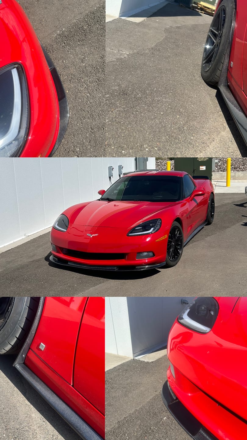 Customer photo review of Corvette C6 Grand Sport / Z06 / ZR1 Side Skirts Rocker Panels