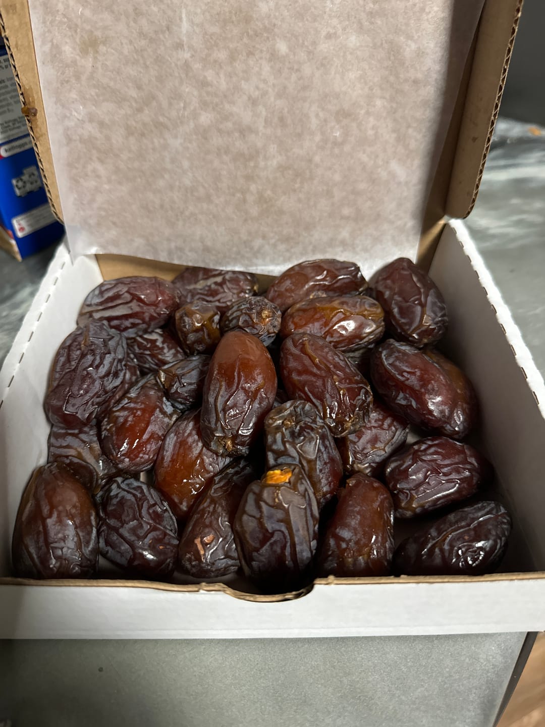 Customer photo review of Organic Jumbo Medjool Dates Box