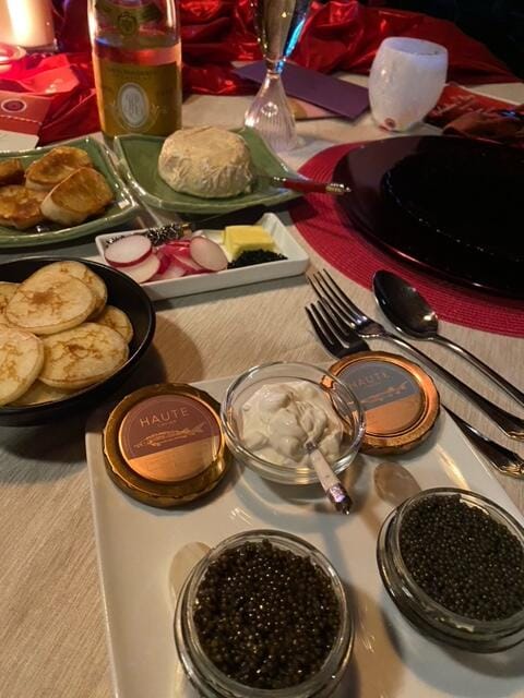 Customer photo review of Haute Caviar Chefs Kit