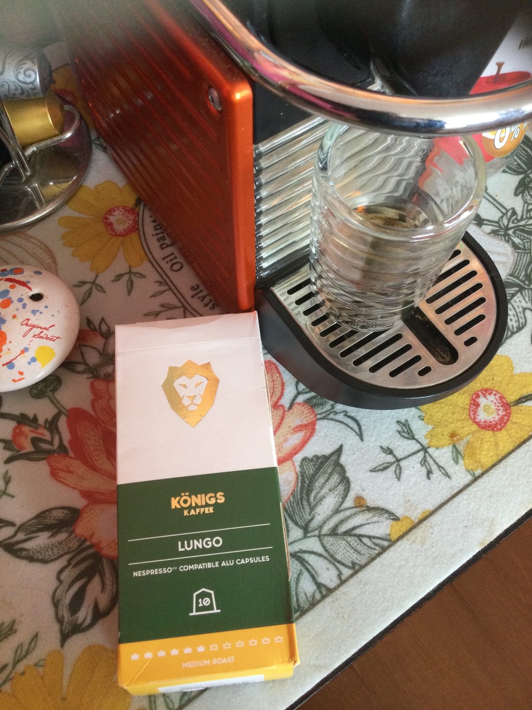 Customer photo review of Cápsula de café Lungo