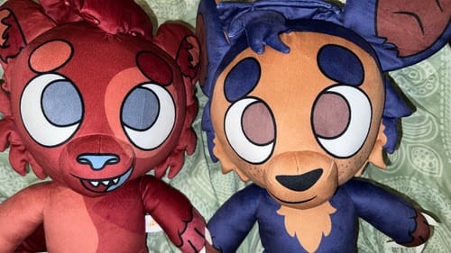 Customer photo review of Turn Kid's Drawings into Plushies