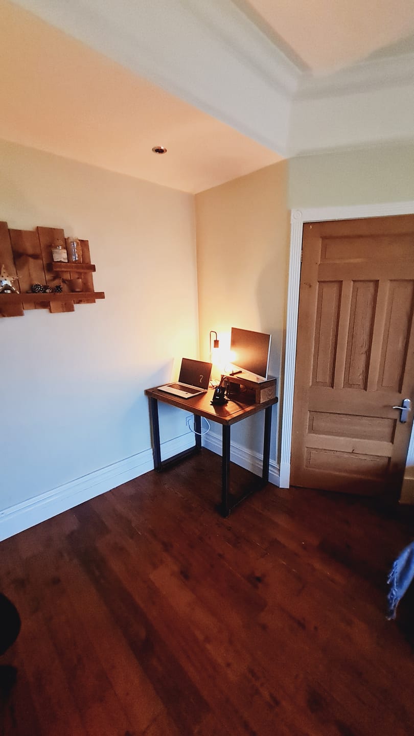 Customer photo review of Chucky Industrial Desk