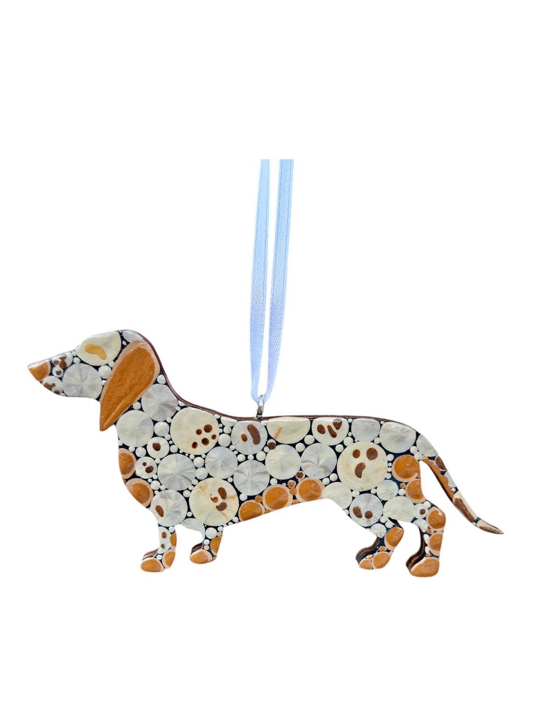 Customer photo review of Unfinished Wood Dachshund Dog Shape - Animal - Pet - Craft - up to 24" DIY