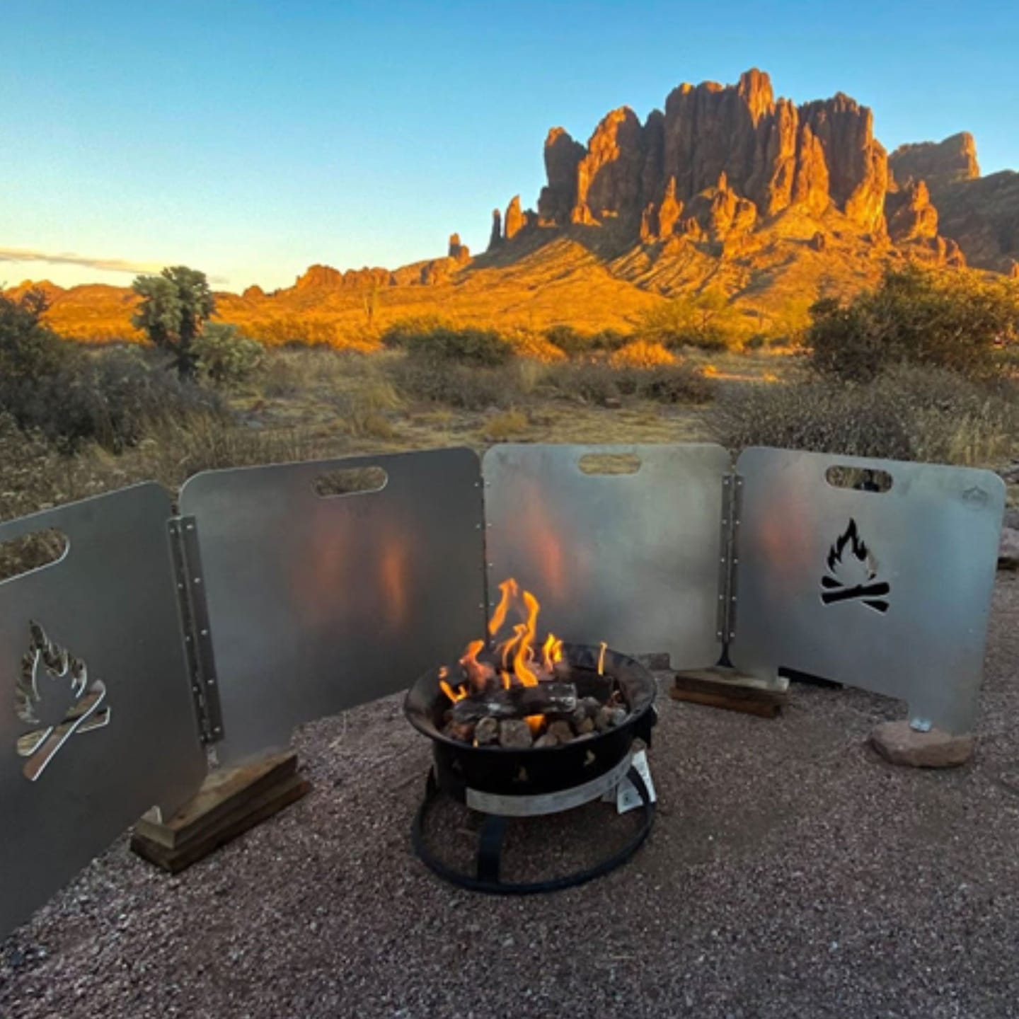 Customer photo review of The Original Fire Reflector