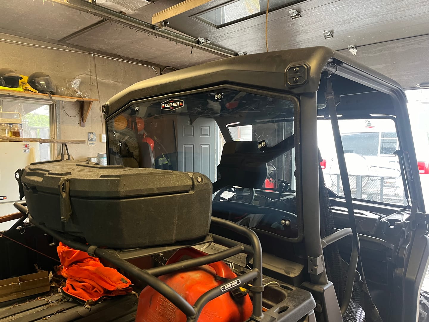 Customer photo review of Rear Tinted Windshield for Can-Am Defender HD5/8 /10/MAX