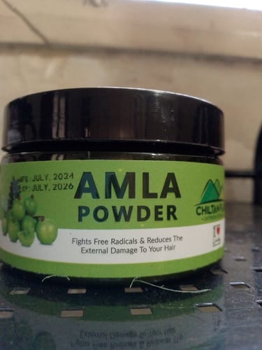 Customer photo review of Amla Powder – Rich Source of Vitamin C, Power Pack for Hair & Skin [آملہ] 150gm