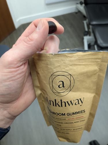 Customer photo review of Mushroom Gummies