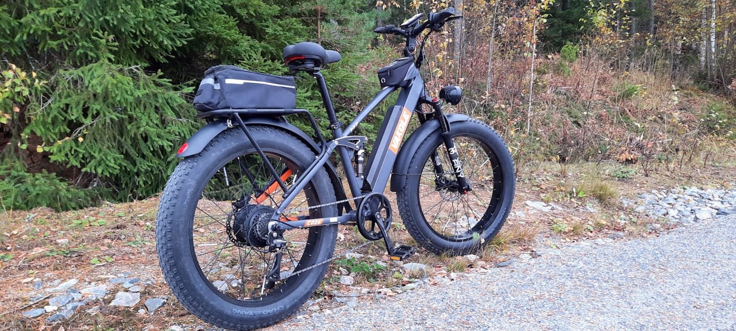 Customer photo review of Vakole CO26 26" 750W Fat Bike Full Suspension E-Mountain Bike 48V 16Ah E-MTB