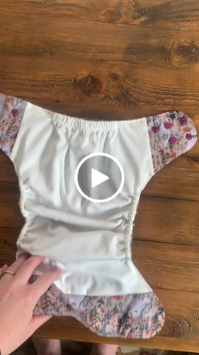 Customer video review of Patterned Pocket Cloth Diaper with Athletic Wicking Jersey