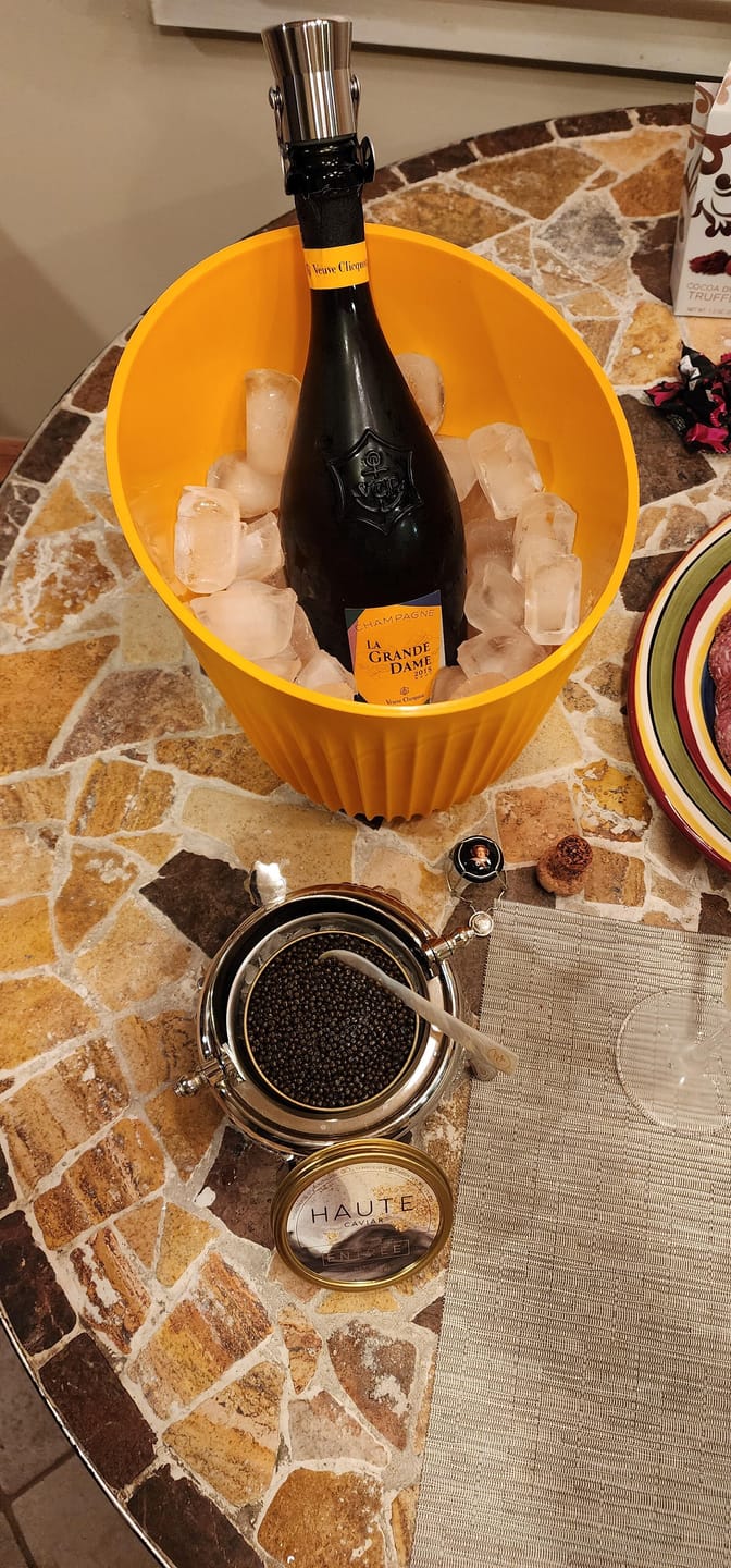Customer photo review of HAUTE ENTRÉE OUR RESIDENT CAVIAR EXPERT & FOUNDERS SELECTION