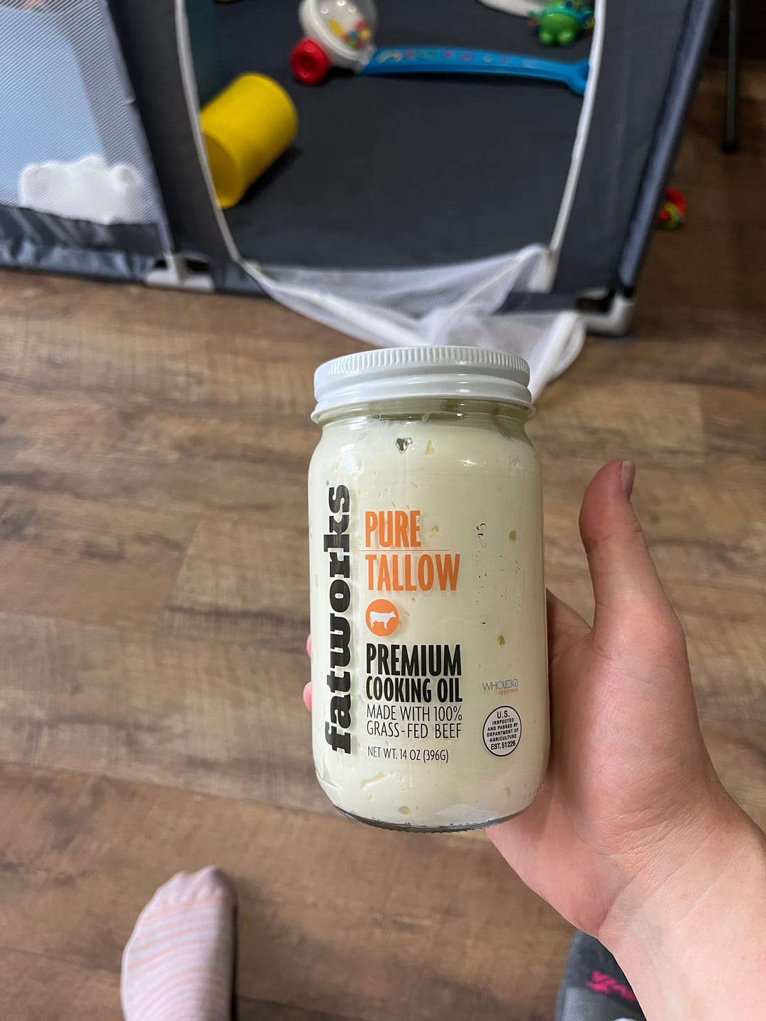 Customer photo review of Grass Fed Beef Tallow (14 oz)