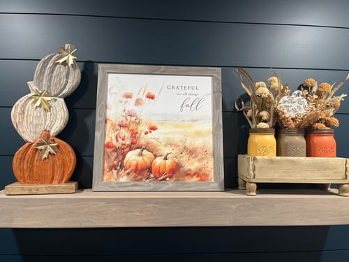 Customer photo review of Grateful For All Things Fall by Summer Snow SN173