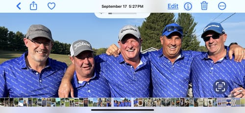 Customer photo review of Personalized name Custom your name Men's Polo