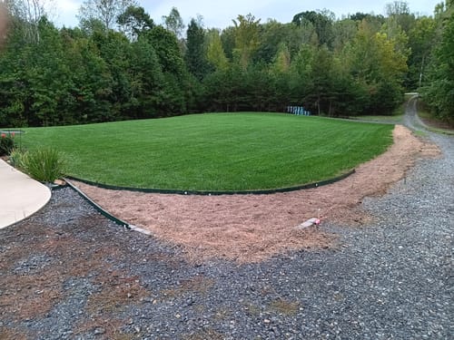 Customer photo review of In Store GCI Turf Spreader Elite Grass Seed