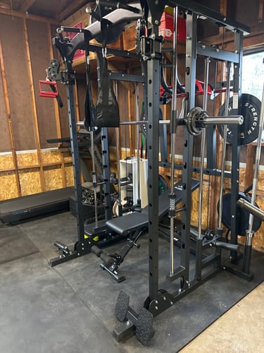 Customer photo review of Major Fitness SML07 All-In-One Home Gym Smith Machine
