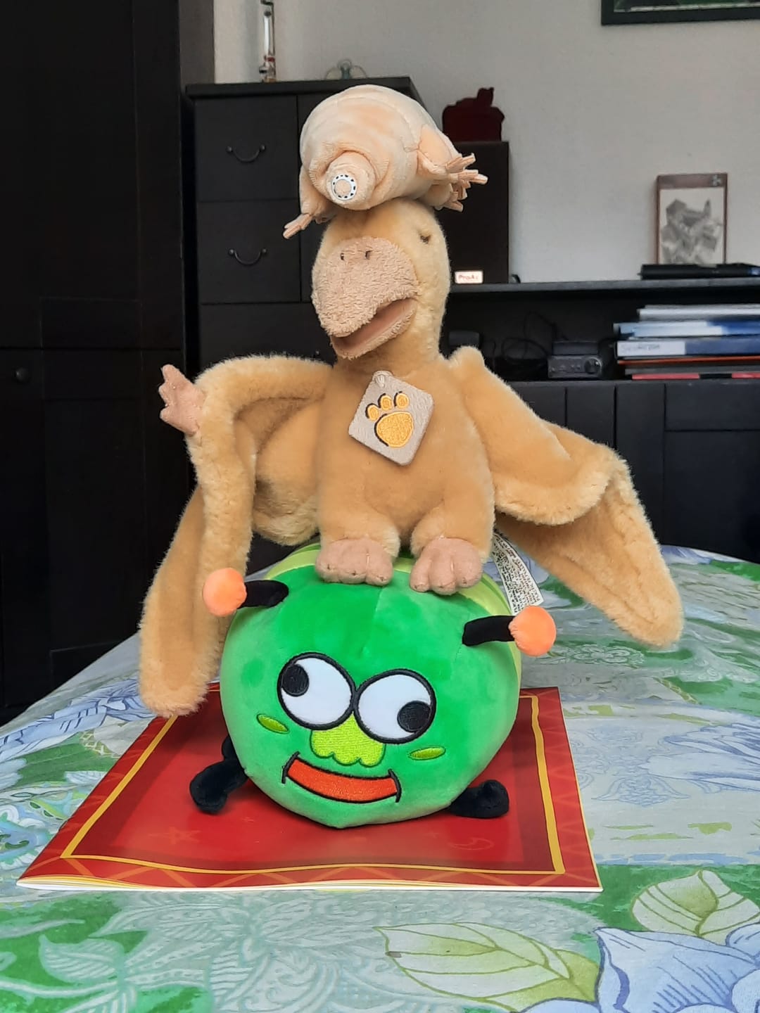 Customer photo review of Peluche Bruco Gianluco + Albo Fumetti e Canzoni!