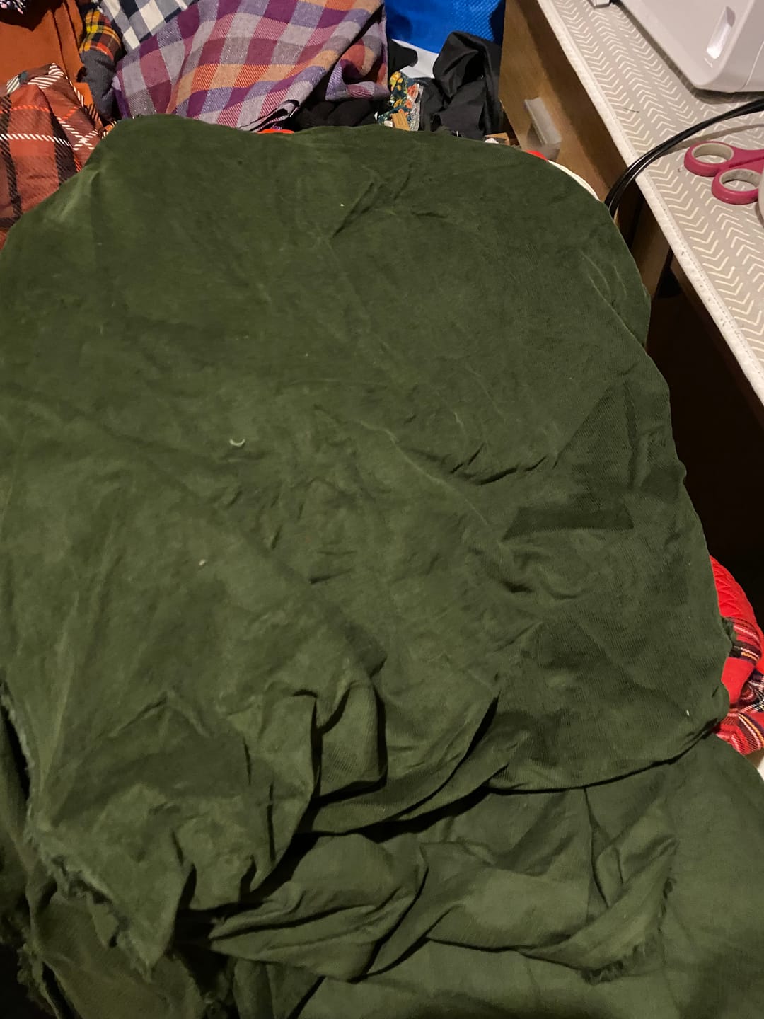 Customer photo review of Plain Needlecord Fabric