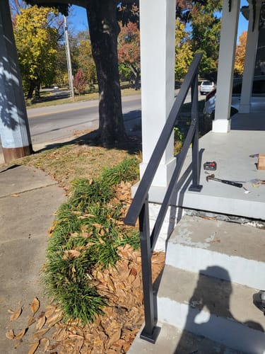 Customer photo review of Stair Handrail Kit