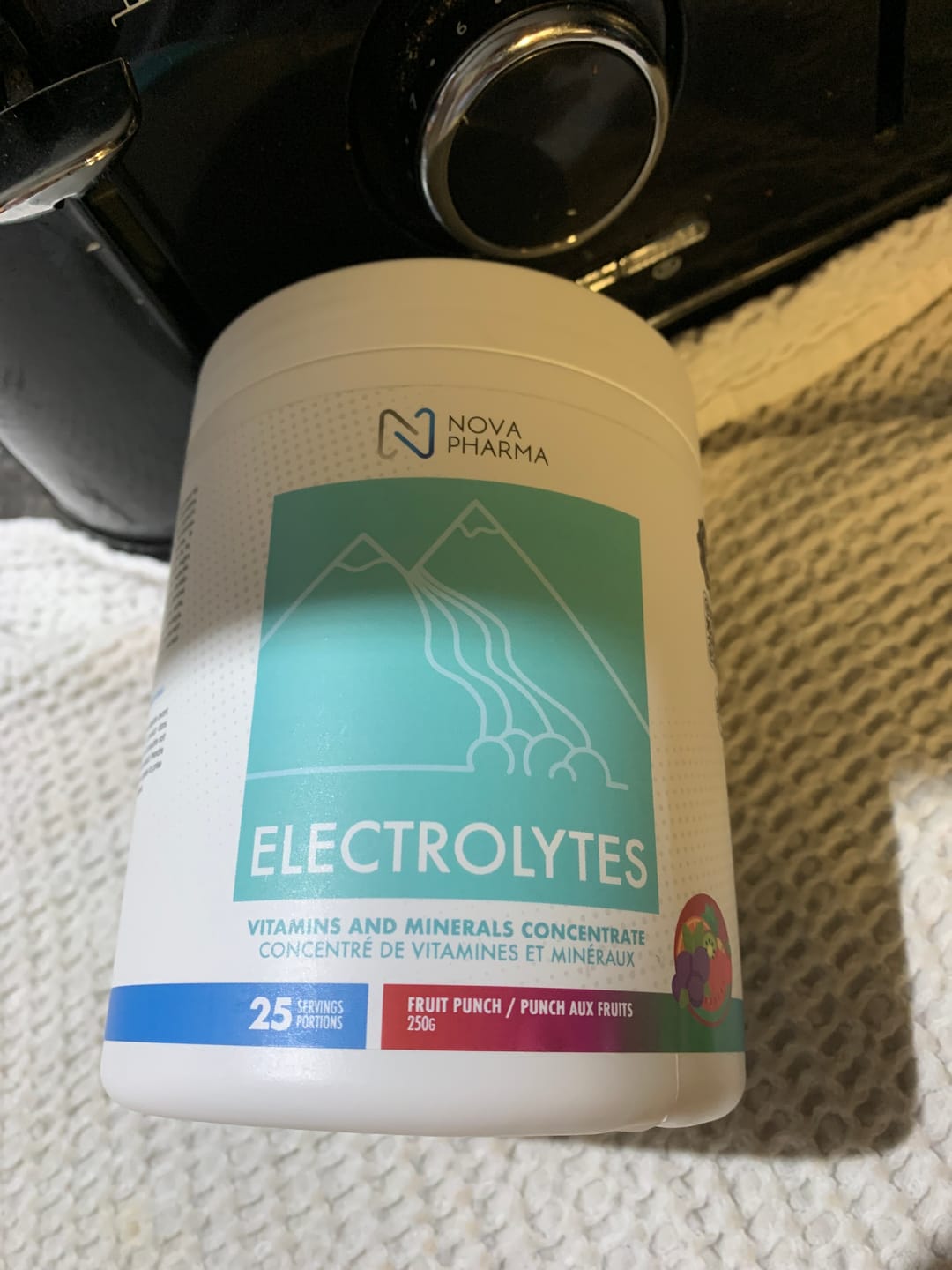 Customer photo review of Nova Pharma - Électrolytes 250g