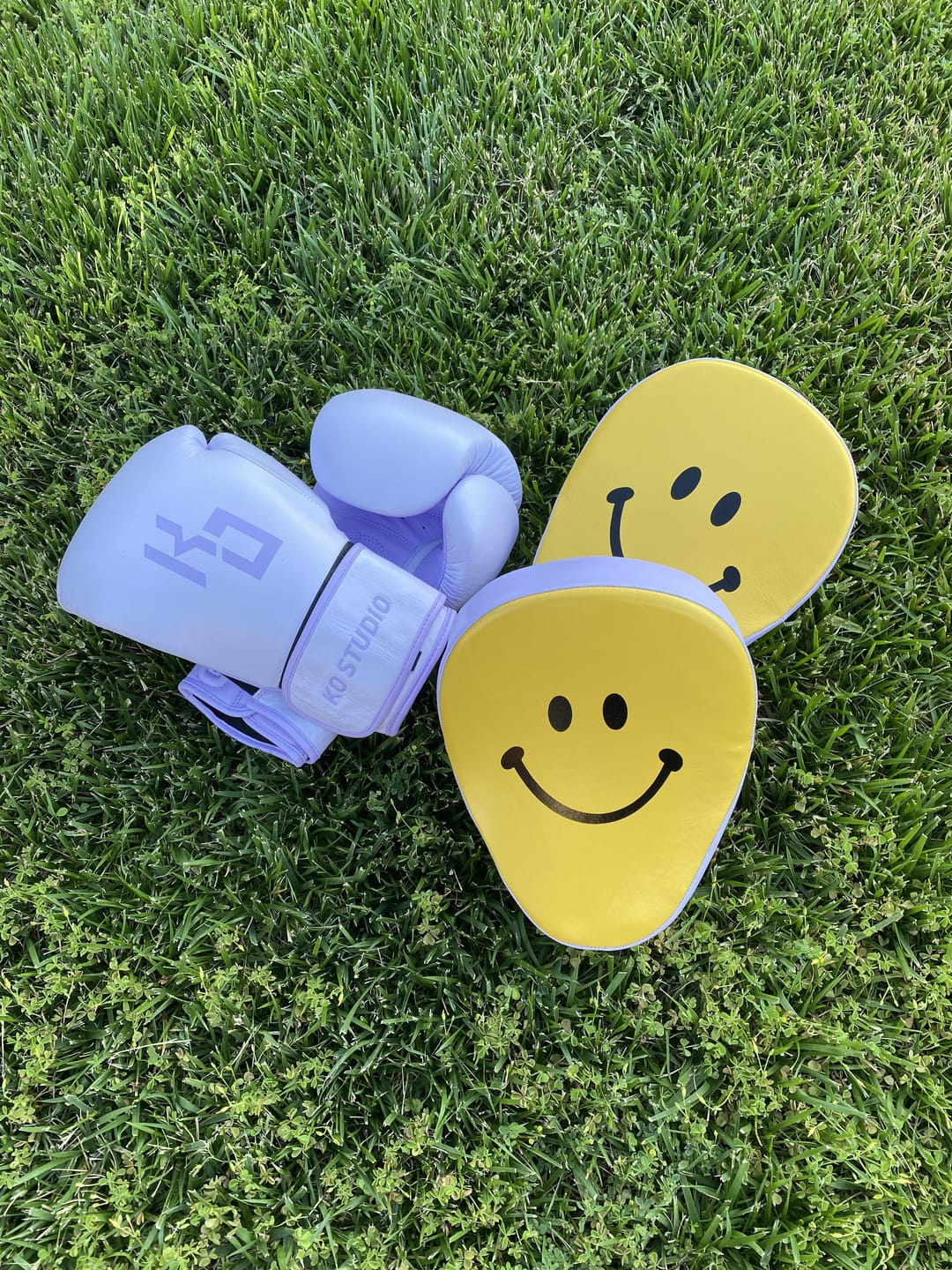 Customer photo review of Lavender Bundle (Gloves + Mitts + Hand Wraps)